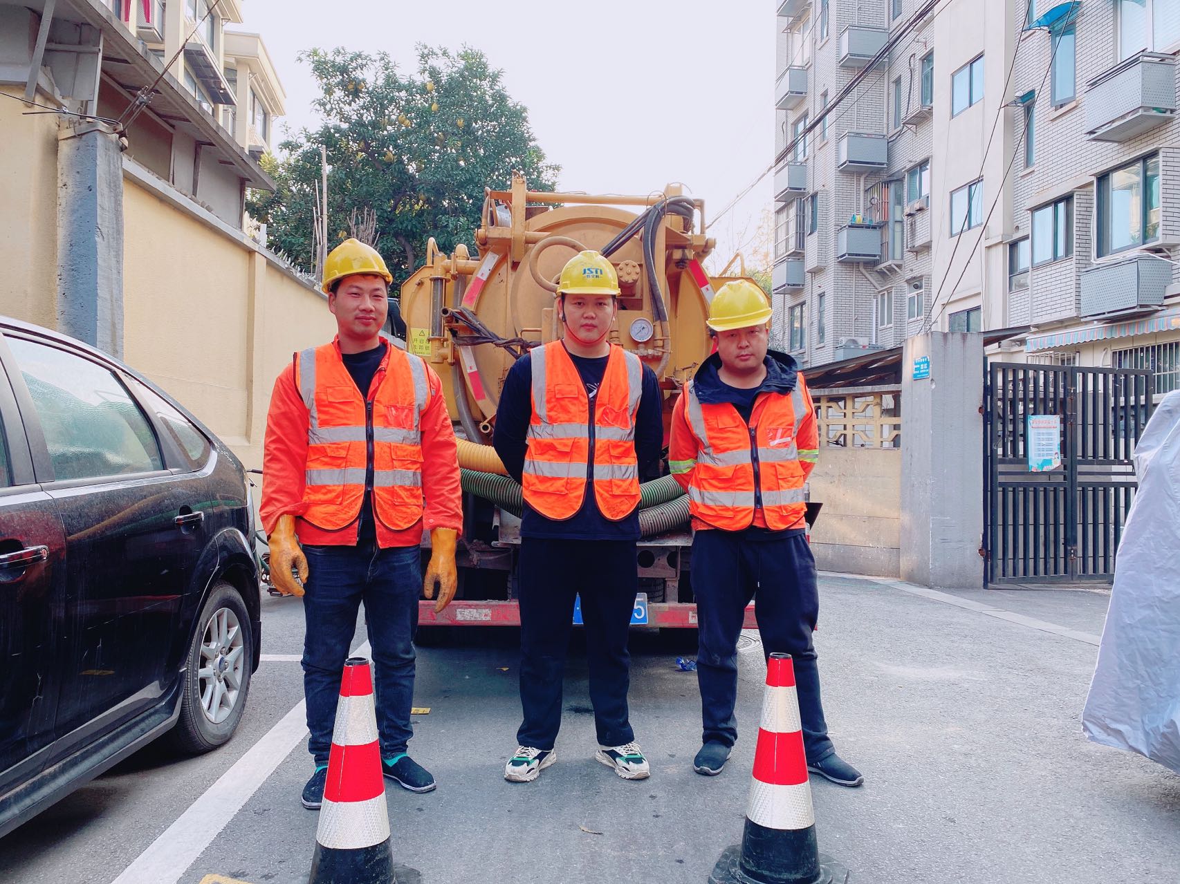 富贵山南京某小区管道清淤检测施工